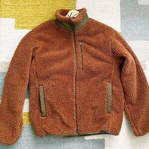 Uniqlo Windproof Fleece Jacket S Orange (2022 Edition) NWT